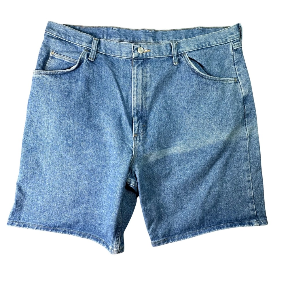 Wrangler Originals Relaxed Fit Denim Shorts‎ Blue Workwear Dad Core Size 40 Blue